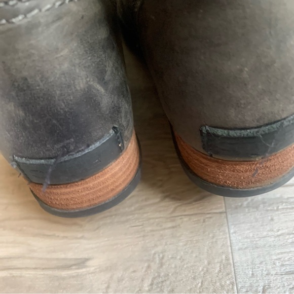 Sorel Major Pull On Buckle Suede Leather Contrast Boots - Picture 11 of 16